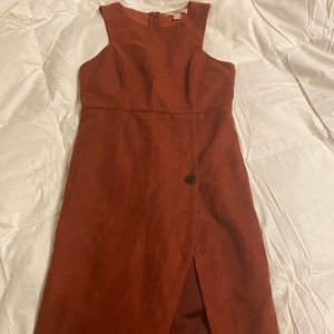 Forever 21 suede dress with front Slit